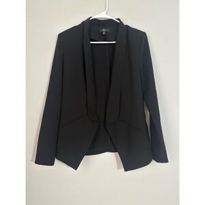 Lulus Black Blazer Open Front Jacket Career‎ Office Business Women's Small S